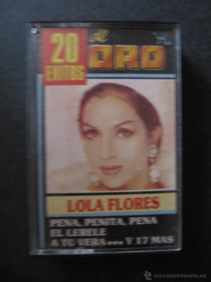 Casetes antiguos: LOLA FLORES. 20 EXITOS DE ORO - Foto 1