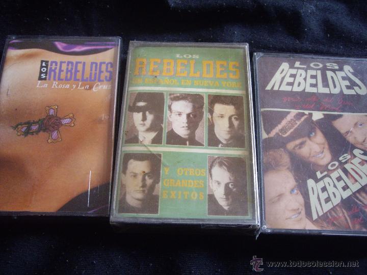 Casetes antiguos: LOTE 3 CASTS DE LOS REBELDES-ALGUNA PRECINTADA