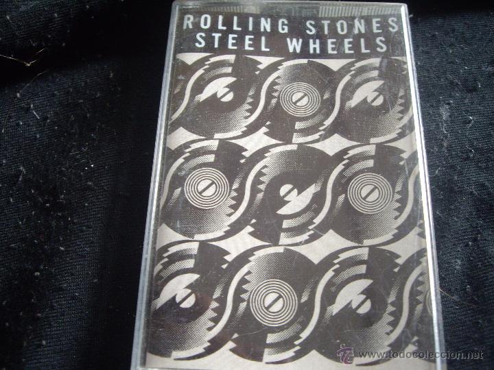Casetes antiguos: rolling stones-steel wheels-edicion esp