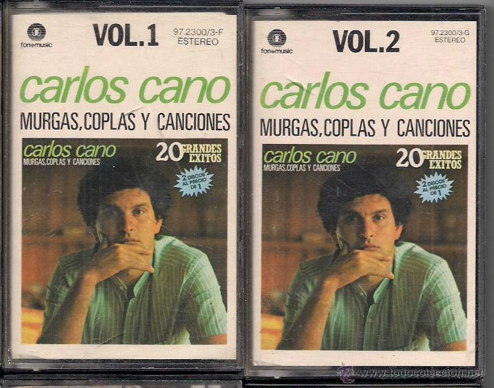 Casetes antiguos: Carlos Cano. Murgas, coplas y canciones - Foto 1