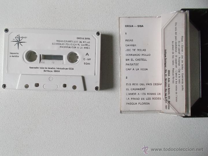 Casetes antiguos: SISA - ORGIA - EDIGSA , N627 - Foto 2