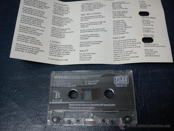Casetes antiguos: SUTRAK -NO EM SENTO LLIURE- (1995) CASSETTE - Foto 3