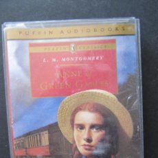 Casetes antiguos: ANNE OF GREEN GABLES. PUFFIN AUDIO BOOK. READ BY KATE HARPER. TRAD: ANA DE LAS TEJAS VERDES. INGLES. Lote 52806675