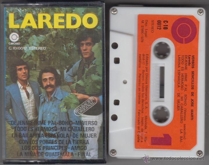 Casetes antiguos: Laredo cassette Versos sencillos de Jos&eacute; Mart&iacute; 1978 - Foto 1