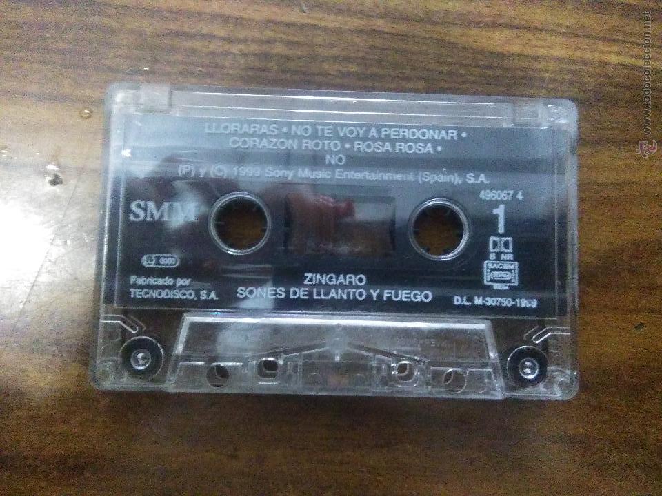 Casetes antiguos: ZINGARO SONES DE LLANTO Y FUEGO CASSETTE - Foto 1