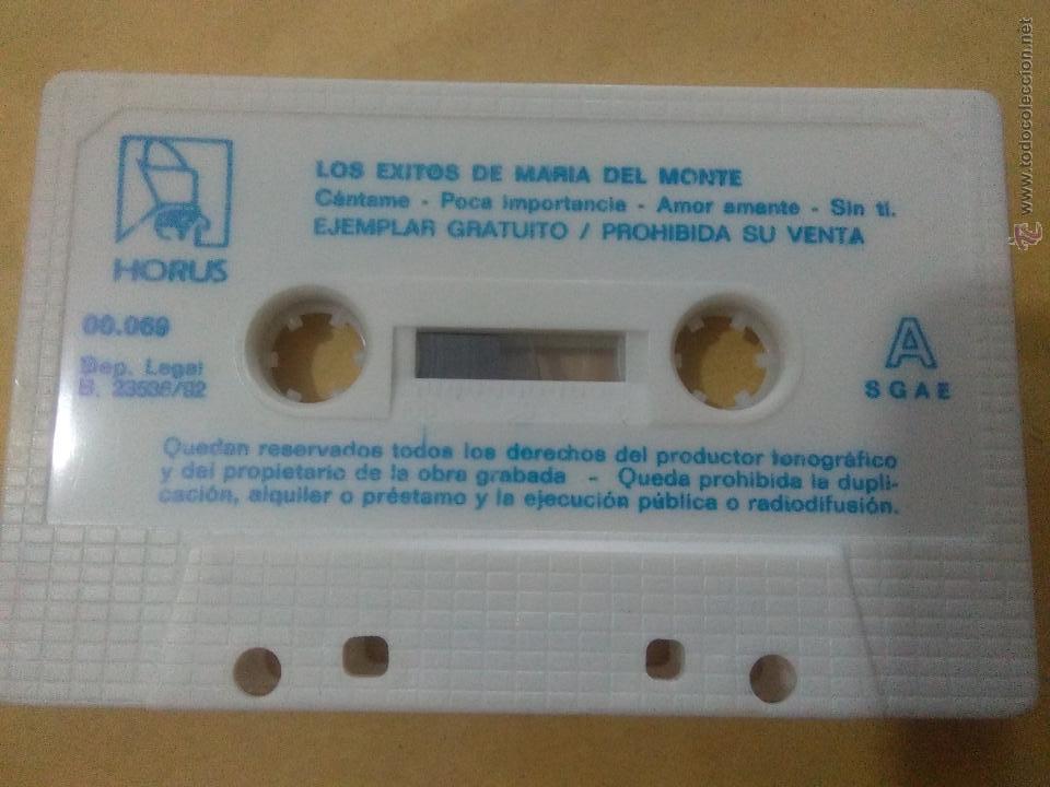 Casetes antiguos: MARIA DEL MONTE GRANDES EXITOS - Foto 1