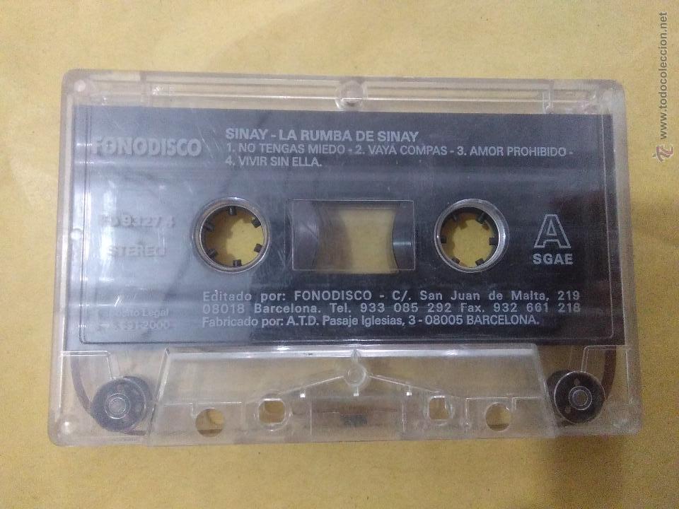 Casetes antiguos: SINAY .LA RUMBA DE SINAY CASSETTE - Foto 2