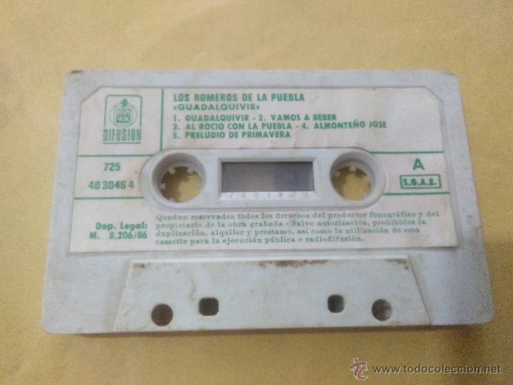 Casetes antiguos: LOS ROMEROS DE LA PUEBLA CASSETTE - Foto 1
