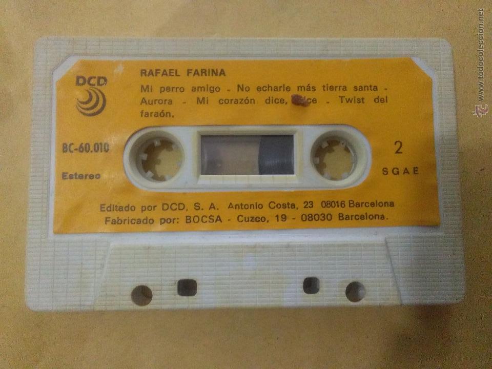 Casetes antiguos: RAFAEL FARINA CASSETTE - Foto 2