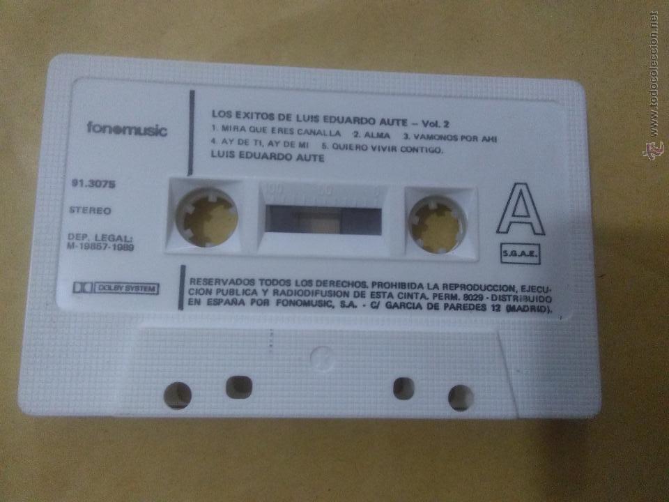 Casetes antiguos: LOS EXITOS DE LUIS EDUARDO AUTE  CASSETTE - Foto 1