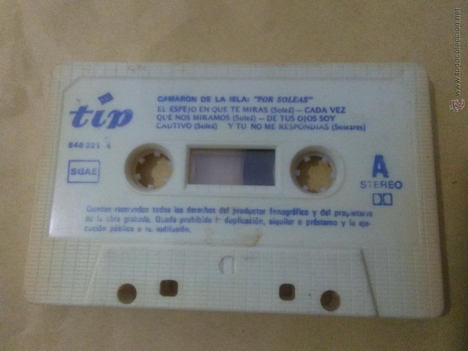 Casetes antiguos: CAMARON DE LA ISLA POR SOLEAS CASSETTE - Foto 1