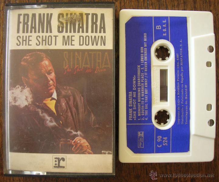 Casetes antiguos: FRANK SINATRA: SHE SHOT ME DOWN. REPRISE-HISPAVOX 1981 - Foto 1