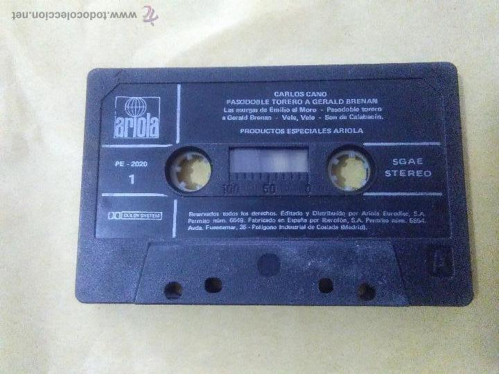 Casetes antiguos: CARLOS CANO CASSETTE - Foto 1