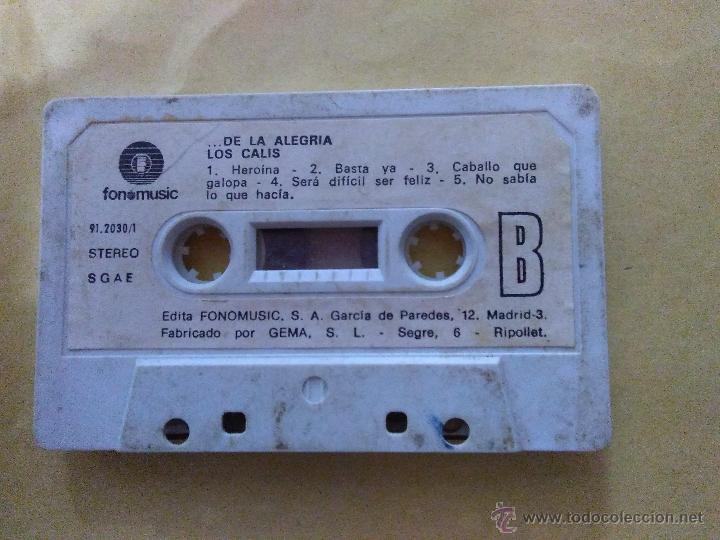 Casetes antiguos: LOS CALIS  ... DE LA ALEGRIA  CASSETTE - Foto 1