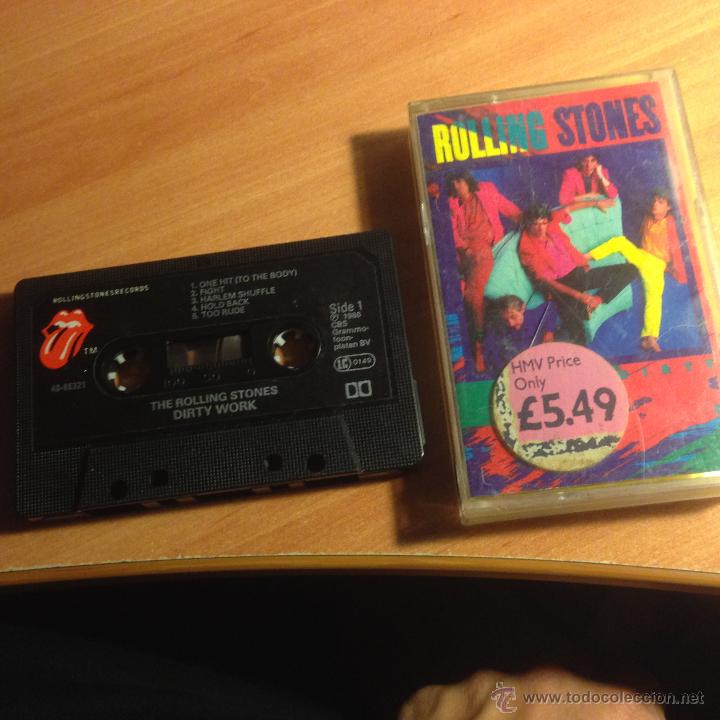 Casetes antiguos: ROLLING STONES (DIRTY WORK) CASSETTE (CAI4) - Foto 1