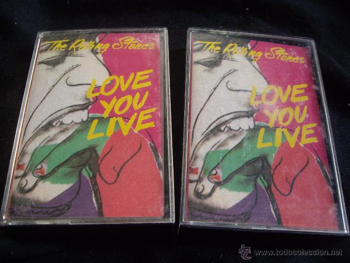 Casetes antiguos: rolling stones-love you live-edicion espa&ntilde;ola