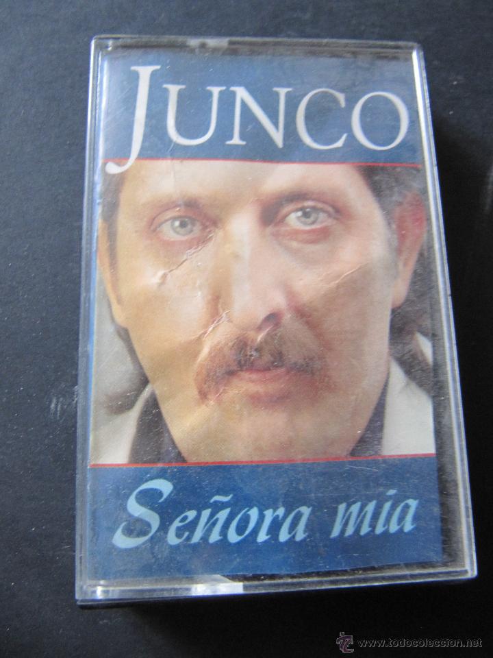 Casetes antiguos: CARATULA Y CAJA JUNCO SE&Ntilde;ORA MIA - Foto 1