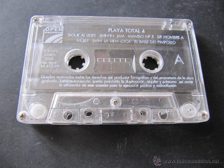 Casetes antiguos: CASETE PLAYA TOTAL. SIN FUNDA - Foto 1