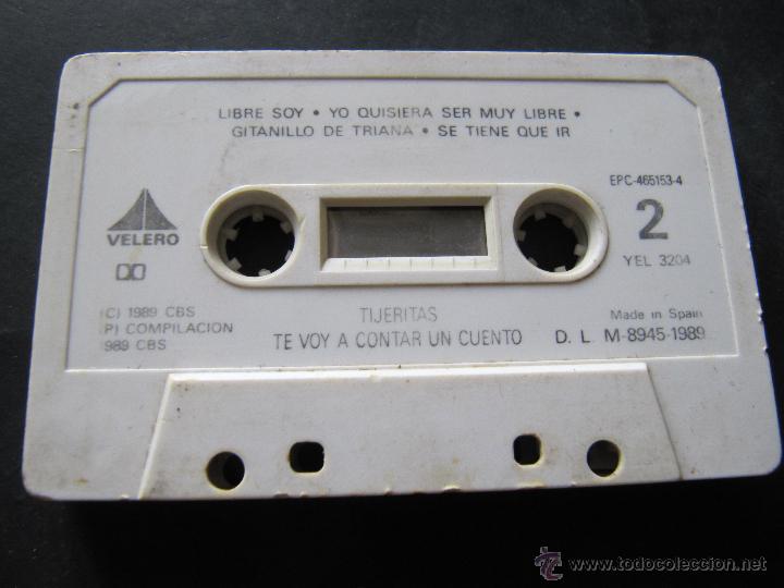 Casetes antiguos: CASETE TIJERITAS. TE VOY A CONTAR UN CUENTO. SIN FUNDA