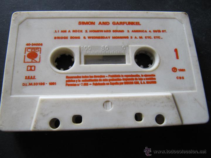Casetes antiguos: CASETE SIMON AND GARFUNKEL. SIN FUNDA - Foto 1