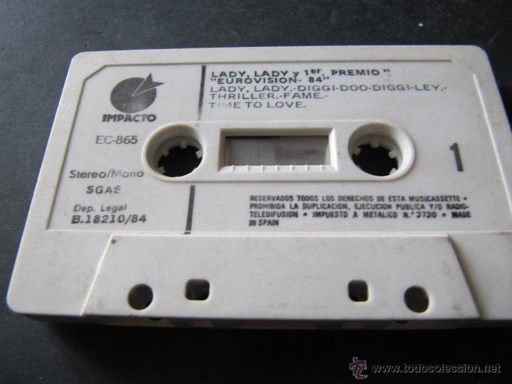Casetes antiguos: CASETE LADY LADY. PRIMER PREMIO EUROVISION 84. SIN FUNDA