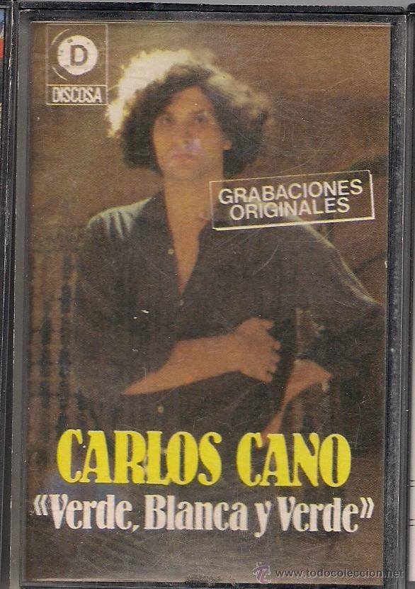 Casetes antiguos: Carlos Cano. Verde, Blanca y verde - Foto 1
