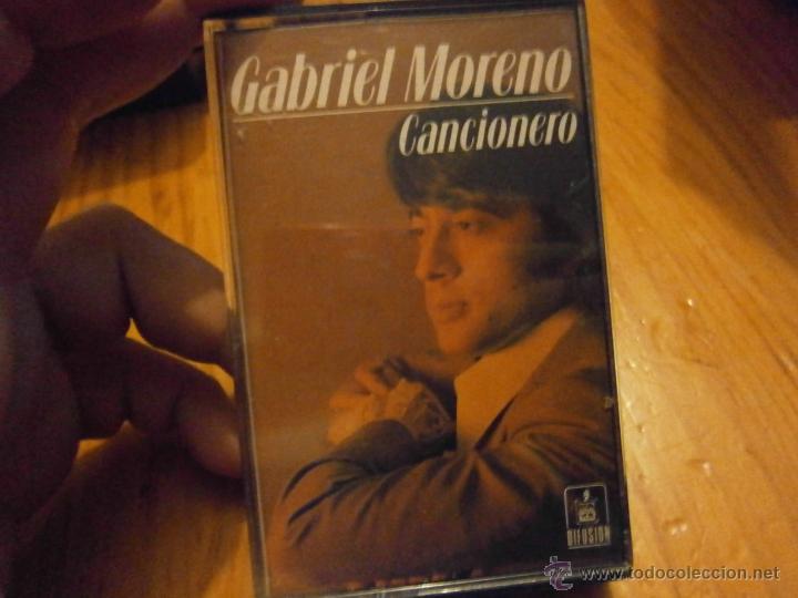 Casetes antiguos: GABRIEL MORENO -Cancionero - Foto 1