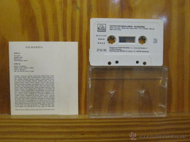 Casetes antiguos: SAL MARINA - &Eacute;XITOS POR SEVILLANAS - Foto 3