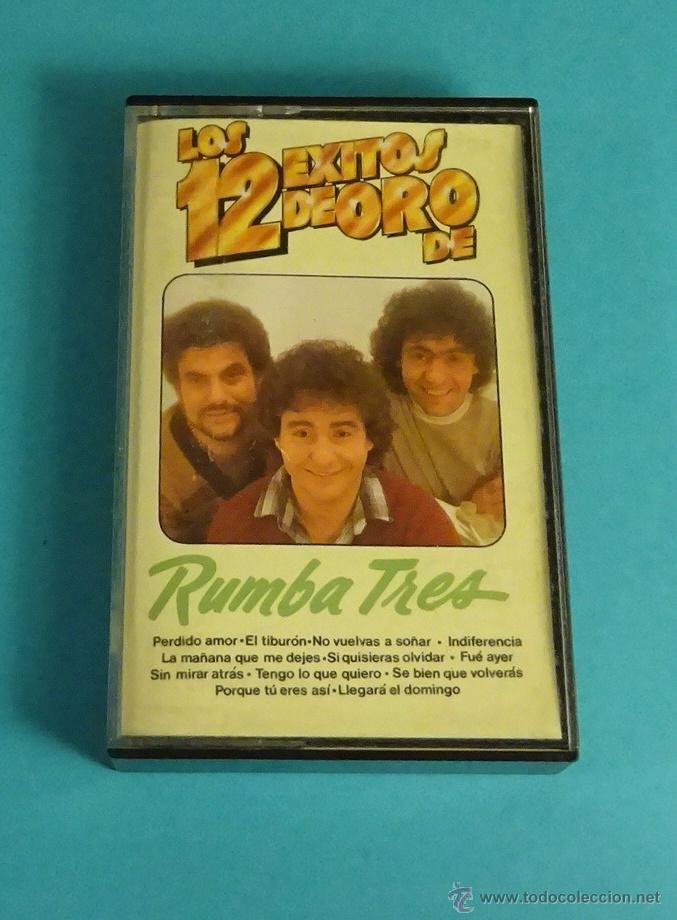 Casetes antiguos: LOS 12 &Eacute;XITOS DE ORO DE RUMBA TRES - Foto 1