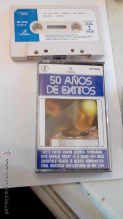 Casetes antiguos: 50 a&ntilde;os de exitos - columbia - dificil  n&ordm; 2 - Foto 1
