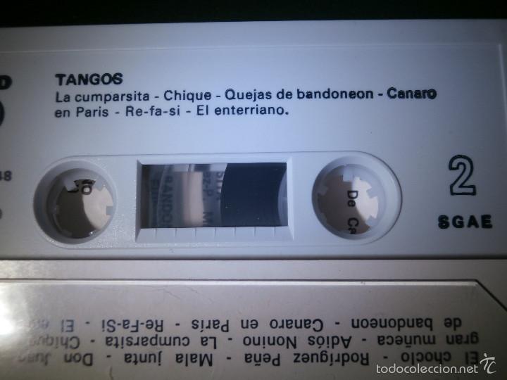 Casetes antiguos: CINTA DE CASSETTE - Tangos - DCD - 1985 - - Foto 4
