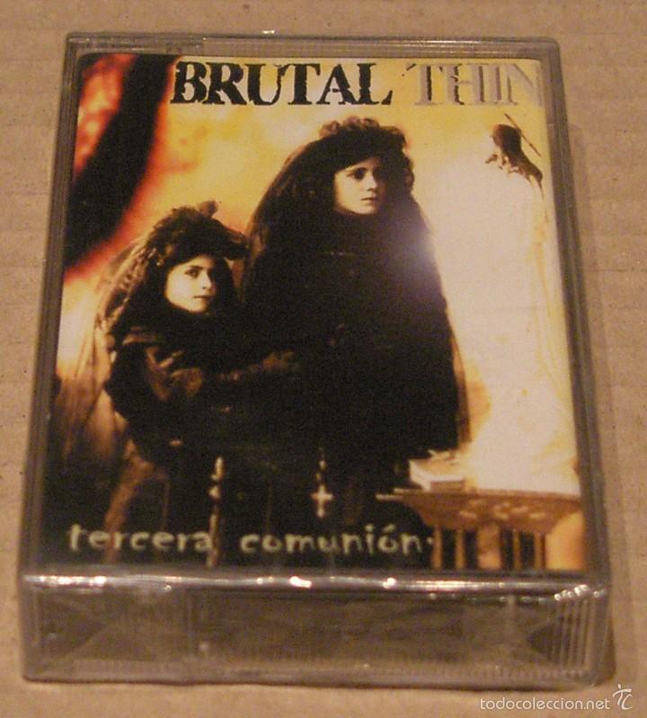 Casetes antiguos: BRUTAL THIN - TERCERA COMUNI&Oacute;N - PRECINTADA (CAJ-1) - Foto 1