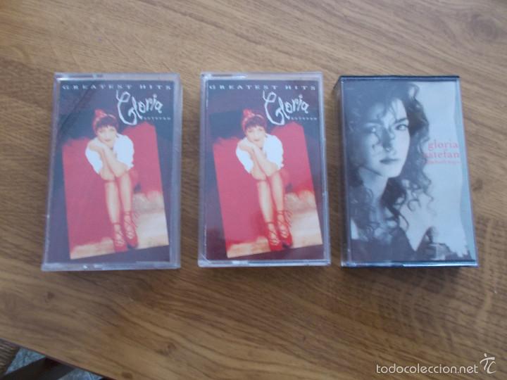 Casetes antiguos: GLORIA ESTEFAN- LOTE DE 4 CASETES - Foto 1