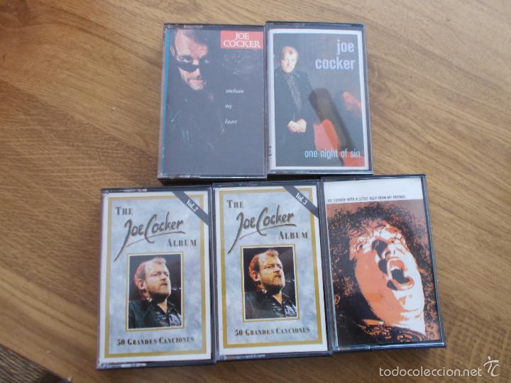 Casetes antiguos: JOE COCKER- LOTE DE 5 CASETES - Foto 1