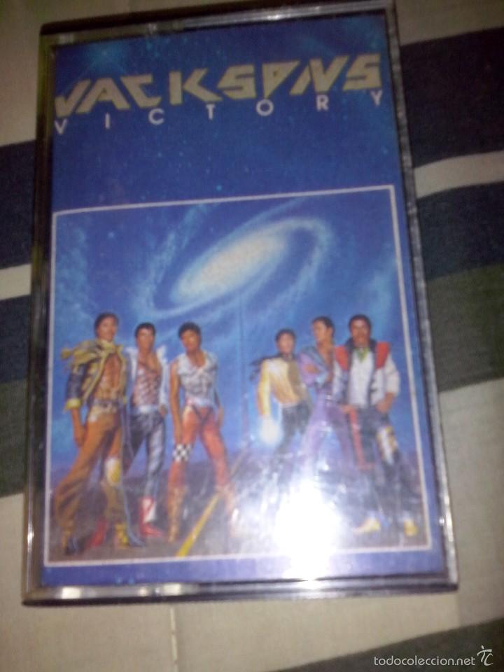 Casetes antiguos: jacksons victory casete 1984 - Foto 1