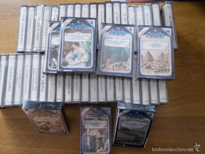Casetes antiguos: LOTE DE 57 CASETES LA ZARZUELA - Foto 3