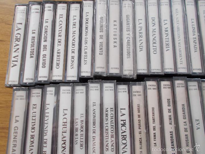 Casetes antiguos: LOTE DE 57 CASETES LA ZARZUELA - Foto 5