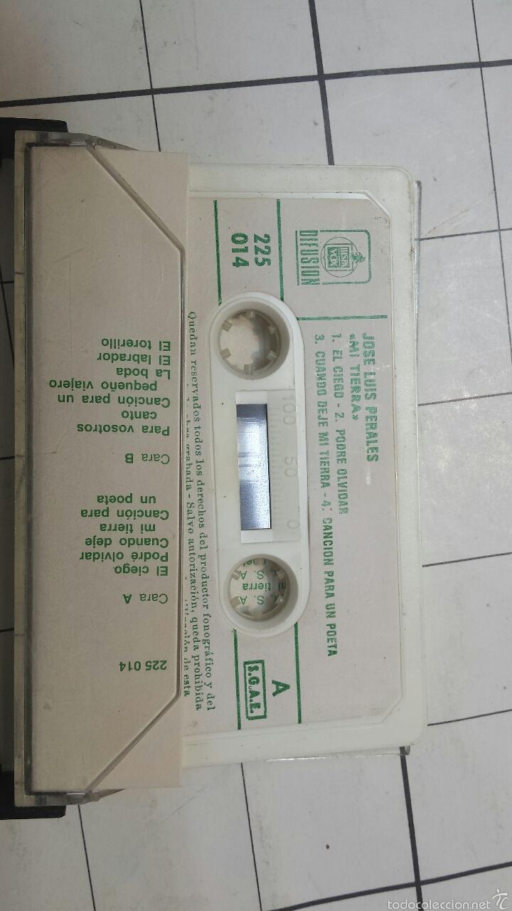 Casetes antiguos: Casete de Jos&eacute; Luis Perales - Foto 3
