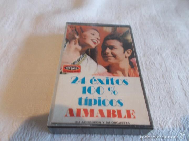Casetes antiguos: AIMABLE Y SU ACORDE&Oacute;N 24 Exitos 100% T&iacute;picos Vol 2 - Foto 1