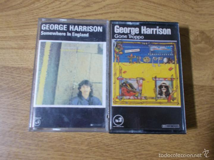 Casetes antiguos: GEORGE HARRISON. SOMEWHERE IN ENGLAND.GONE TROPPO - Foto 1