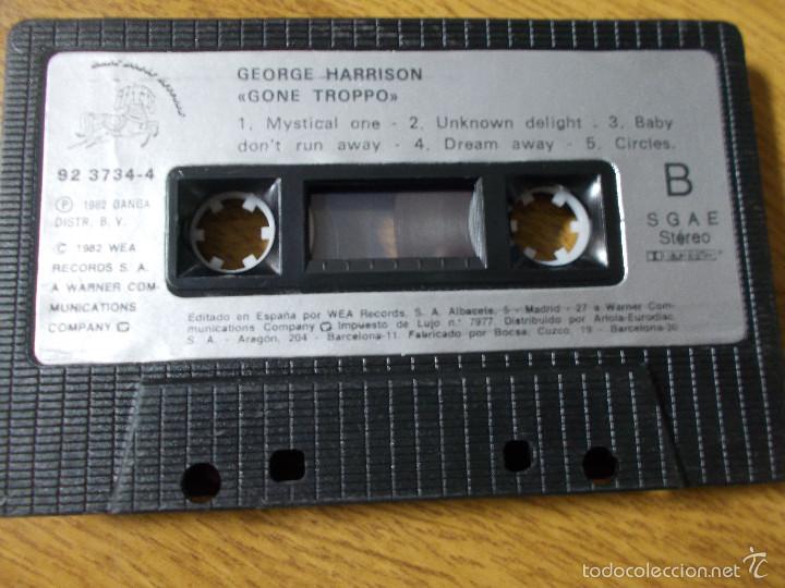 Casetes antiguos: GEORGE HARRISON. SOMEWHERE IN ENGLAND.GONE TROPPO - Foto 2