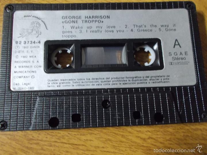 Casetes antiguos: GEORGE HARRISON. SOMEWHERE IN ENGLAND.GONE TROPPO - Foto 3
