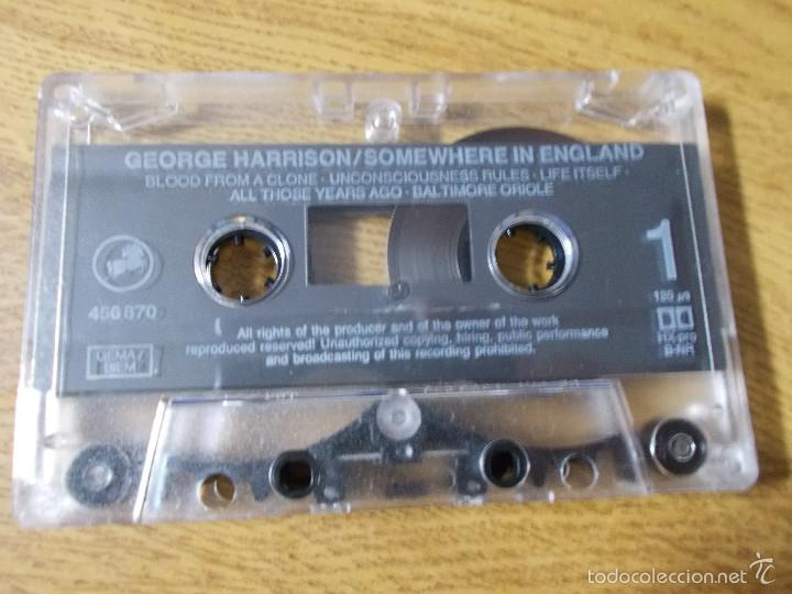 Casetes antiguos: GEORGE HARRISON. SOMEWHERE IN ENGLAND.GONE TROPPO - Foto 4