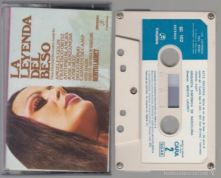 Cassette antiche: La leyenda del beso cassette 1973 Serie Zarzuelas Columbia