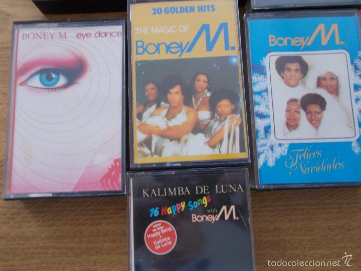 Casetes antiguos: LOTE DE 7 CASETES DE BONEY M. - Foto 3