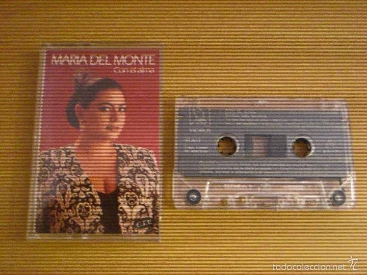 Casetes antiguos: MARIA DEL MONTE - CON EL ALMA (1992) / HORUS . CODE: B. 40873/92 - Foto 1