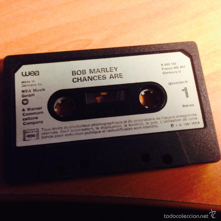 Casetes antiguos: BOB MARLEY (CHANCES ARE) CASSETTE 1981 (CAI1) - Foto 2