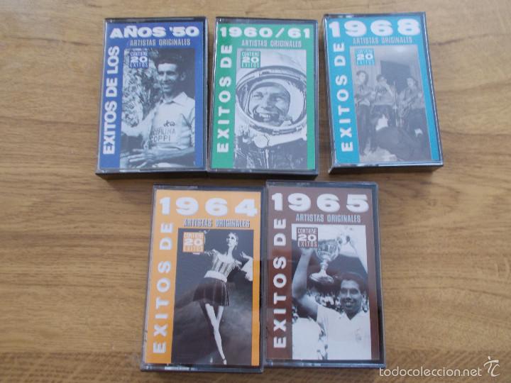 Cassette antiche: EXITOS DE LOS A&Ntilde;OS. 50,60/61,64,65,68 5 CASETES