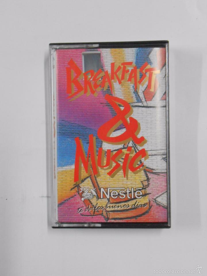 Casetes antiguos: BREAKFAST & MUSIC - NESTLE TE DA LOS BUENOS DIAS. TDKCST1A