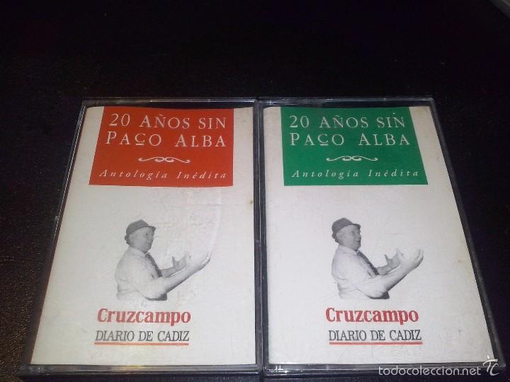 Casetes antiguos: 2 casetes carnaval de cadiz 20 a&ntilde;os sin paco alba